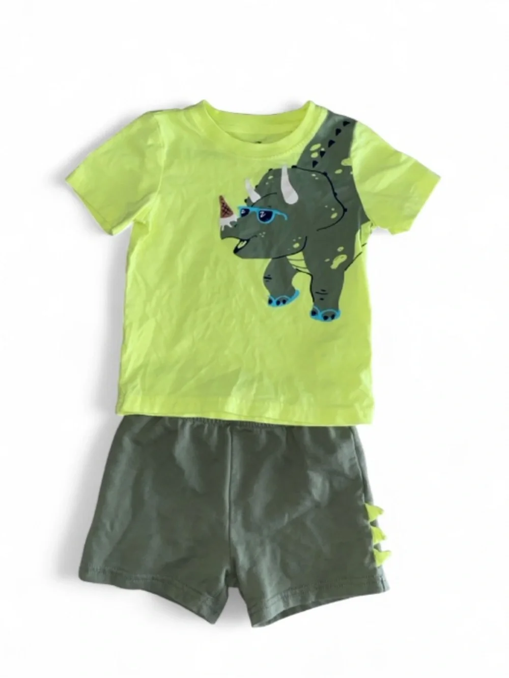 Carters 2 Pc Dino Set